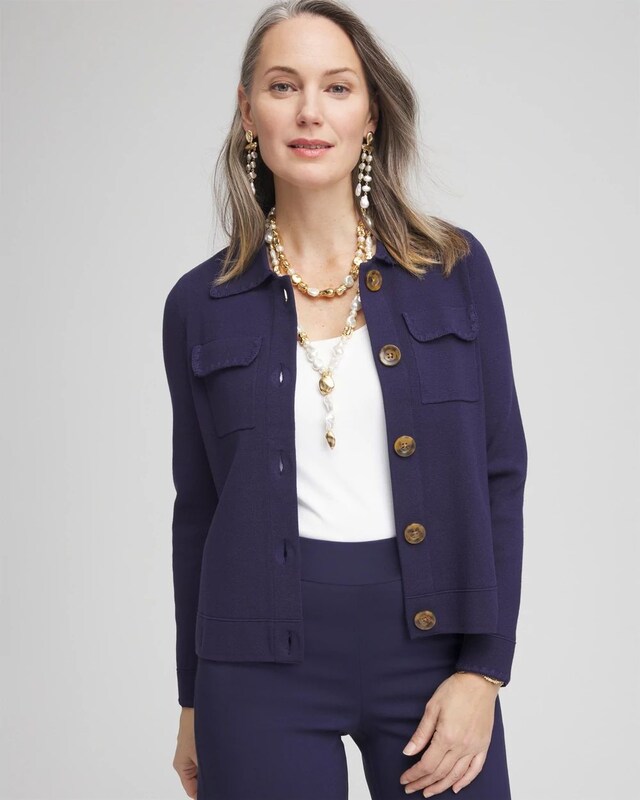 Collared Button-Down Cardigan - image 1